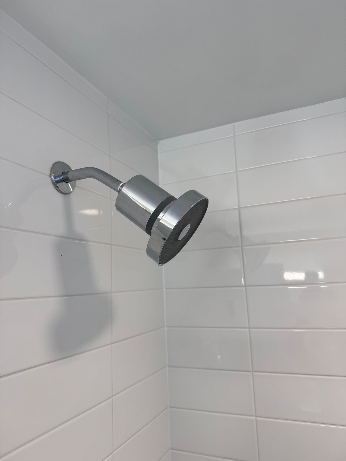 Shower head on day one